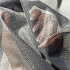 Polyester elastic mesh Gray, 1x1mm mesh
